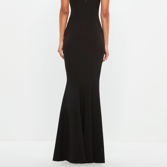 Peace + Love Black Slip Fishtail Maxi Dress - Picture 6 of 8